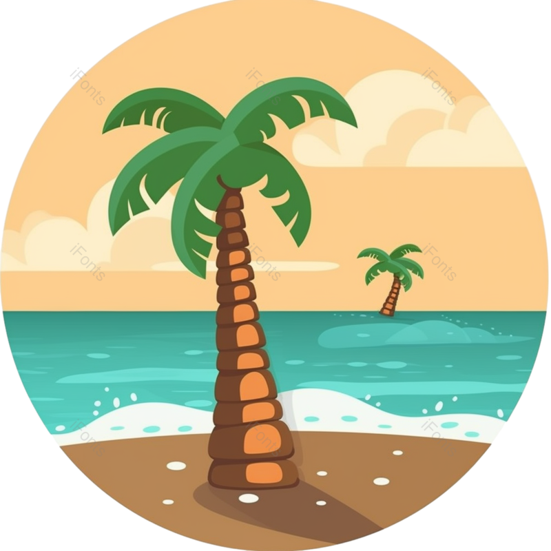 图标图片,挂件元素,夏天PNG,海洋免抠素材